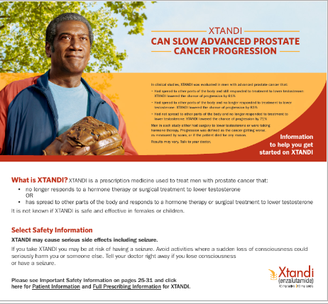 Getting Started on XTANDI Patient Brochure